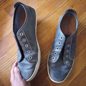 HushPuppies Leather Shoe | Slate Blue (Greyish), Lace Ups, Sneakers, Tennis Soes